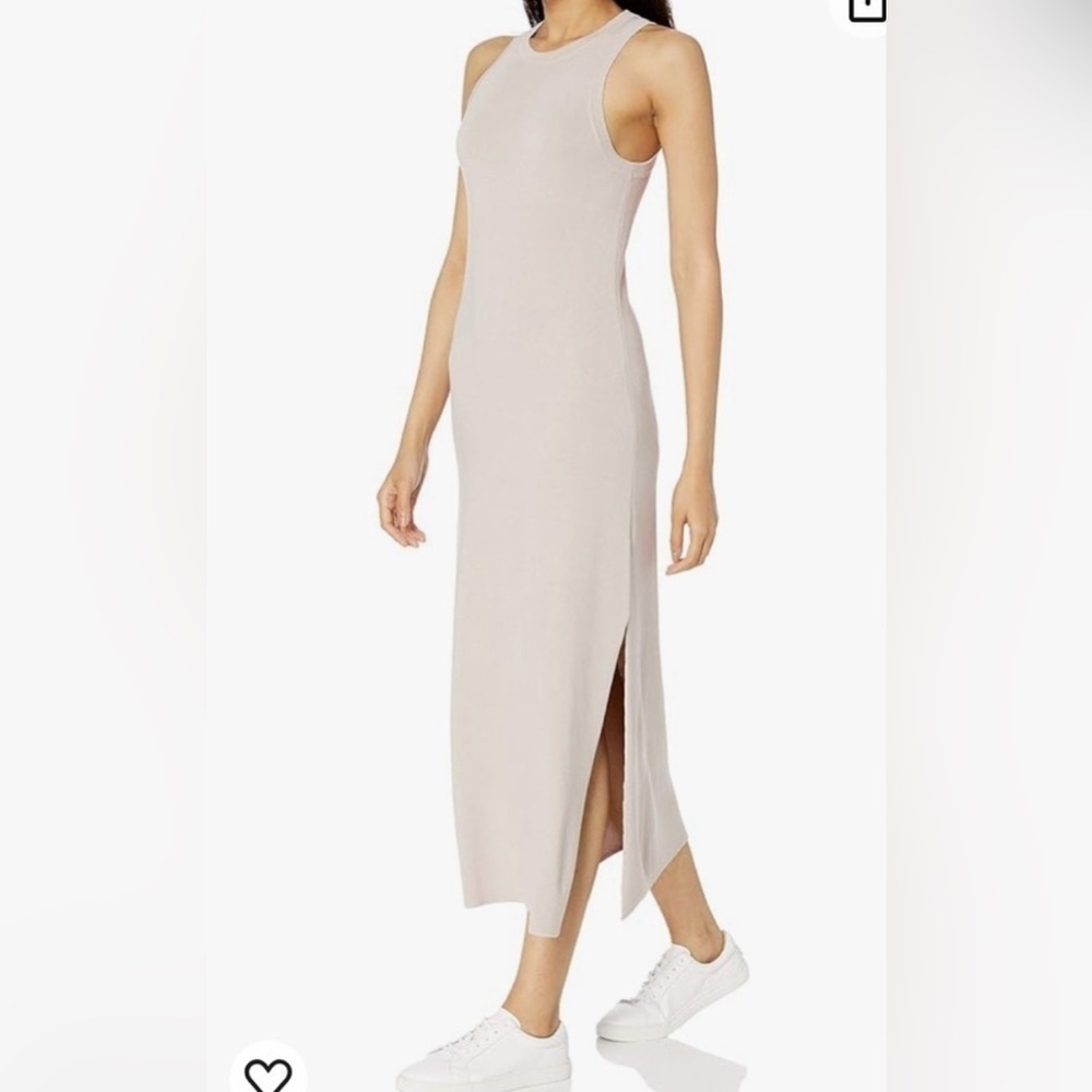 The Drop Women's Gabriela High Neck A-line Side-Slit Maxi Sweater Dres/ NWT